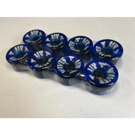 Air Waves Quad Roller Skate Wheels - Clear Blue - Pack of 8 £59.95